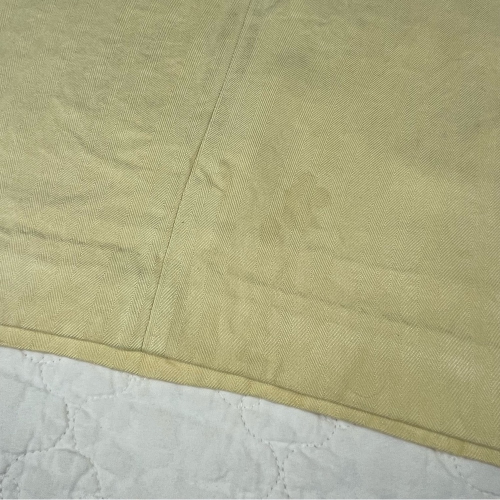 🔥Tommy Bahama 100% Silk Knee Length Yellow Butter Dress - Picture 12 of 13